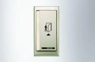 Geze Elleboogschakelaar RVS-look