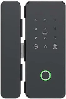 Glazen biometrisch deurslot - 70x170mm paneel, zilverkleurig