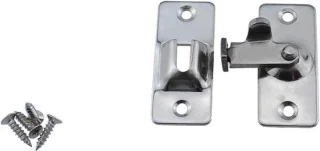 Haakse deurslot hoekgrendel 44 mm helder