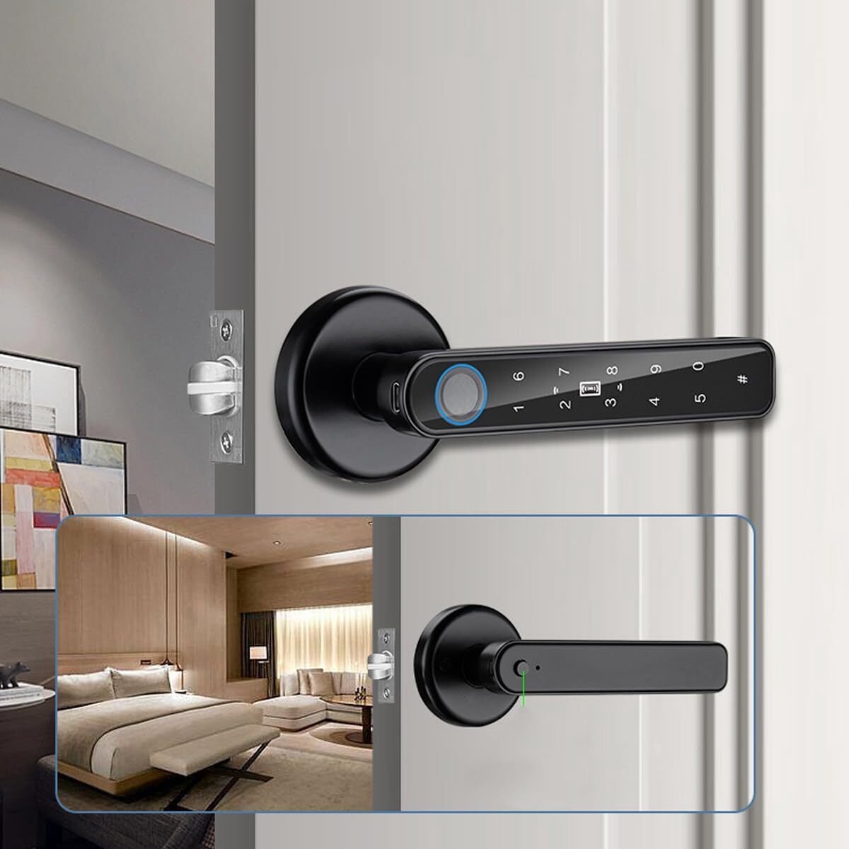 Home & Marker DOORISMART Vingerafdruk Slimme Deurslot