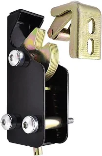 Industrieel deurslot 2.54 cm zwart