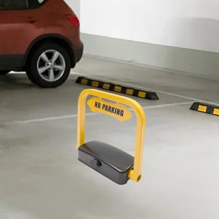 Inklapbaar elektrisch parkeerplaatsslot