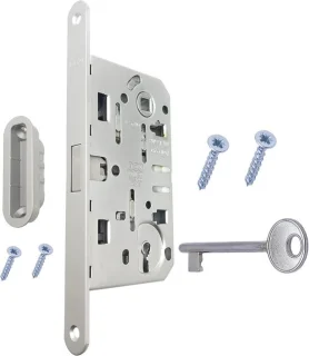Insteek magneetslot 18x196mm mat verchroomd