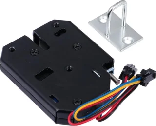 Kastslot (magneetslot) 8x6 cm zwart