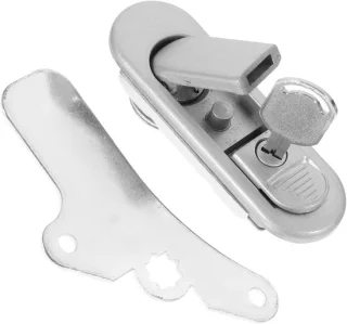 Kastslot Meubelslot 27x38x10 mm Zilver