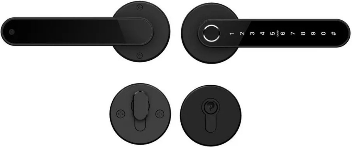 Keepad Slim Slot Vingerprint Bluetooth App Code RFID Sleutel