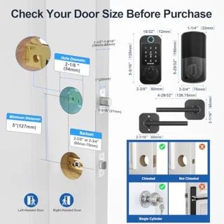 Keyless Deurslot Handvatset