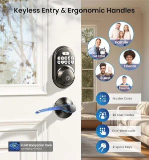 Keyless Elektronisch Deurslot met Toetsenbord