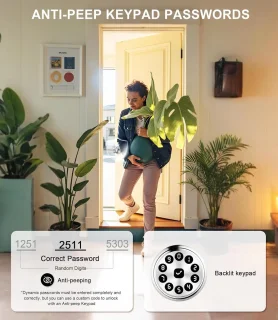 Keyless Slim Deurslot