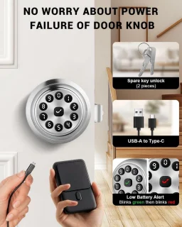 Keyless Slim Deurslot