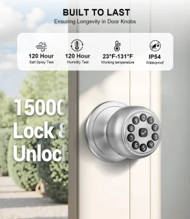 Keyless Slim Deurslot
