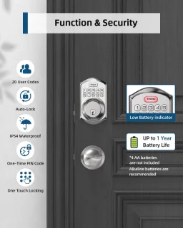Keyless Toegangsdeurslot met Handvat