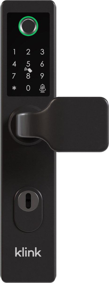 Klink Smart One Slim Deurslot Zwart