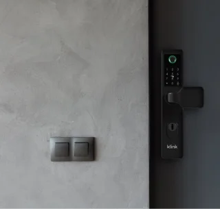 Klink Smart One Slim Deurslot Zwart