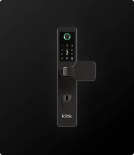 Klink Smart One Slim Deurslot Zwart