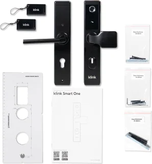 Klink Smart One Slim Deurslot Zwart