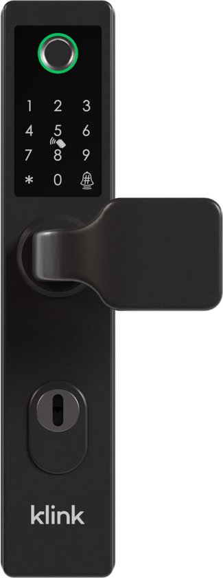 Klink Smart One Slim Deurslot Zwart
