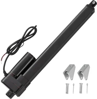 Lineaire actuator - elektrische cilinder - 250 mm slag - zilver