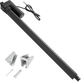 Lineaire motor elektrische cilinder 800 mm slag aluminiumkleurig