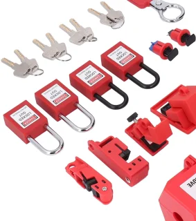 Lockout tag out set