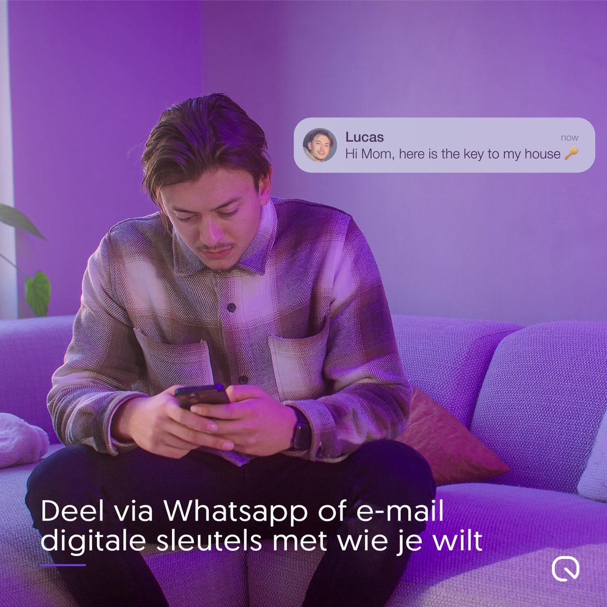 LOQED Touch Smart Lock Zwart