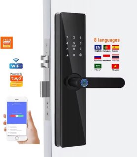 Lordani Vingerafdruk Slimme Deurslot Deurklink Zwart review