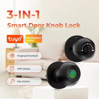 Lordani Vingerafdruk Slimme Deurslot Zwart Smart Lock