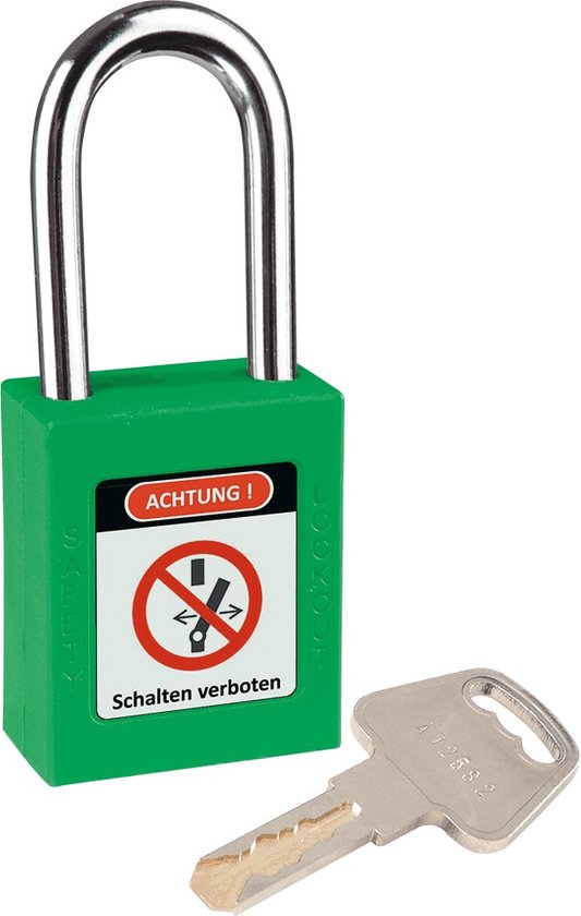 LOTO Hangslot Staalbeugel Groen