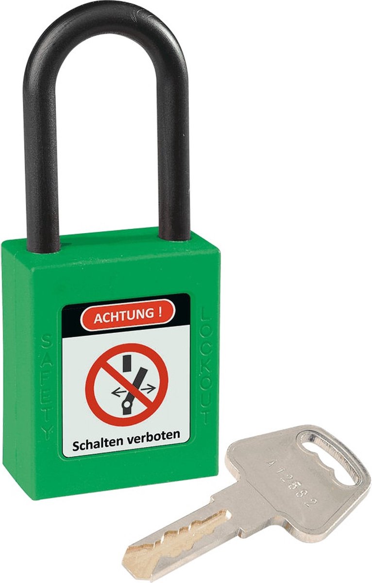 LOTO kunststof hangslot groen
