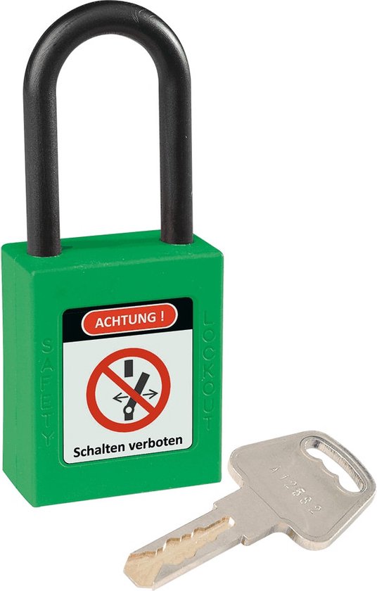 LOTO kunststof hangslot groen