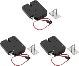 Magneetsluiting deur - elektrische sluiting kast - zwart