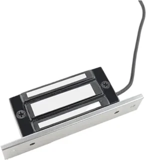 Magnetisch deurslot mini, 60kg houdkracht, zwart