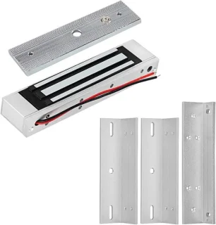 Magnetisch deurslot - toegangscontrole set - zilver