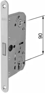 Magnetisch insteekslot 90 mm chroom