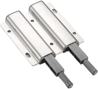 Magnetische kastsloten 84 mm zilver
