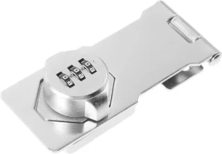 Mechanisch combinatieslot 4,5 x 4,5 cm zilver