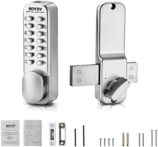 Mechanisch deurslot - zilver