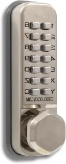 Mechanisch deurvergrendelingsslot zilver