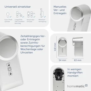Merknaam Slimme Deurslotaandrijving - Elektronisch Deurslot