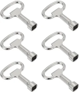 Metersleutel 8 mm zinklegering 6 stuks
