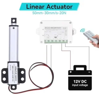 Mini elektrische lineaire actuator