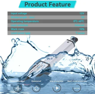 Mini lineaire actuator 50 mm 12V