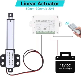 Mini lineaire actuator 50 mm 12V