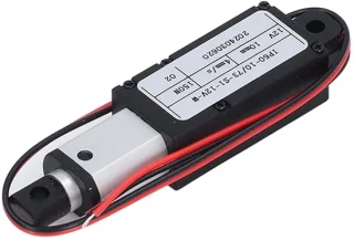 Mini lineaire actuator, elektrische motor, 10 mm slag, zilver