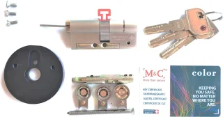 MOES Tuya Bluetooth Smartlock 69mm met SKG Cilinder