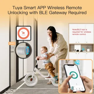 MOES Tuya Bluetooth Smartlock 69mm met SKG Cilinder