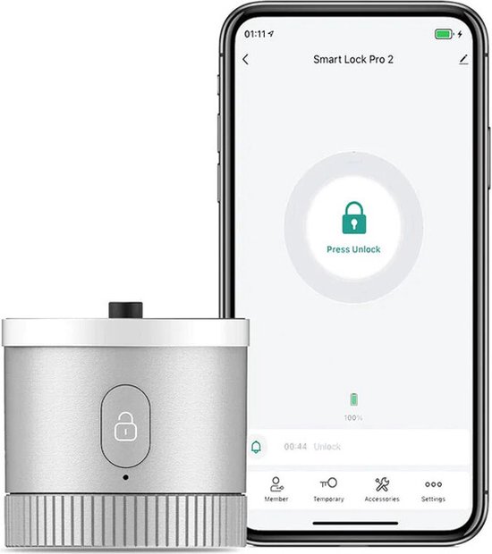 MOES Tuya Bluetooth Smartlock 69mm met SKG Cilinder review