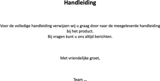 Molain Binnendeurslot met Handgreep - Zwart