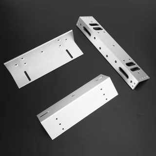Montagebeugel deurslot aluminium zilver
