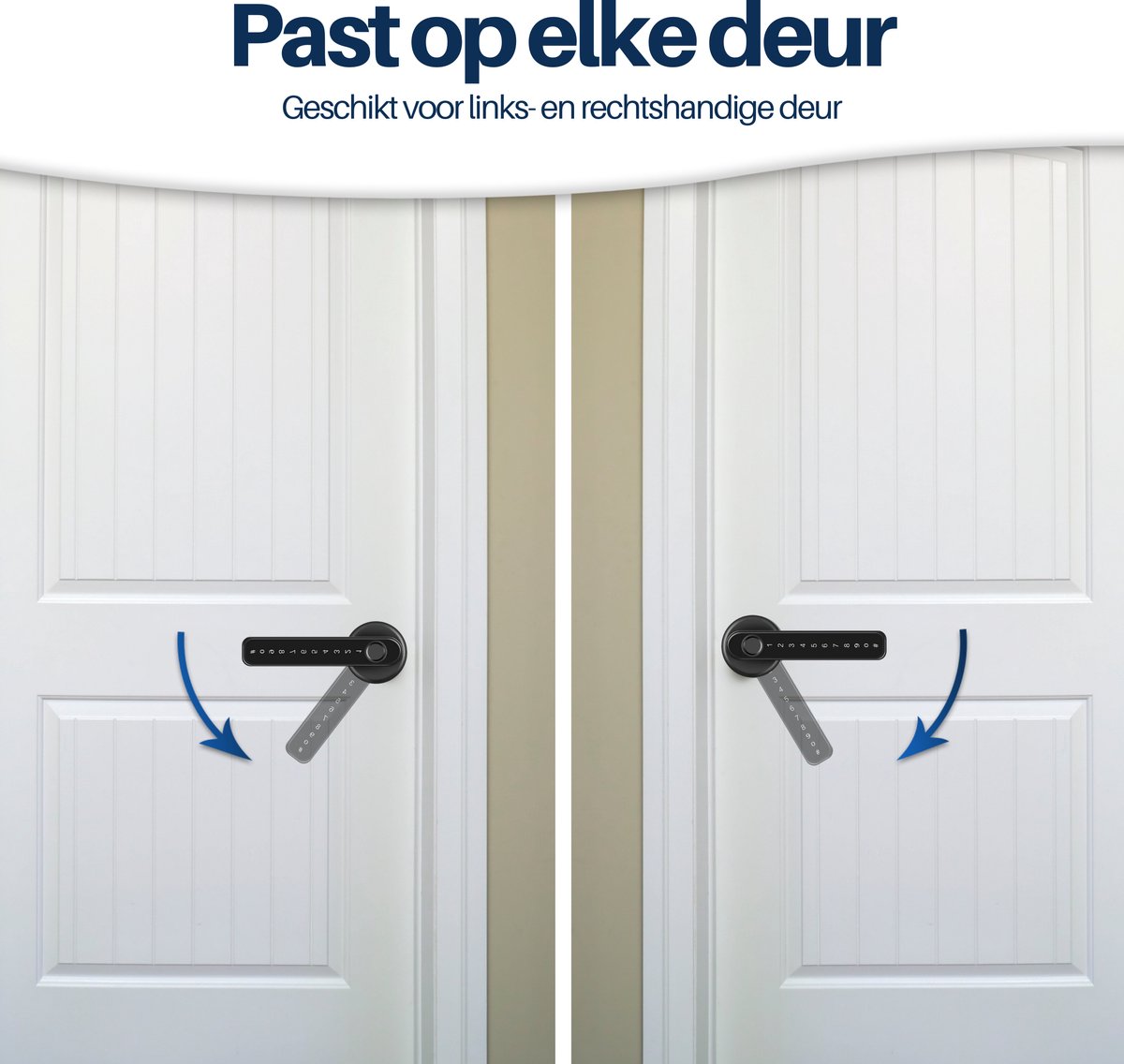 MOWA Smart Lock Deurklink Vingerafdruk